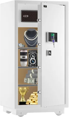 Vista 14 de TIGERKING Caja Fuerte Grande de Servicio Pesado, Caja Fuerte Digital de Seguridad para el Hogar de 3.47 Pies Cúbicos con Cerradura de Combinación
