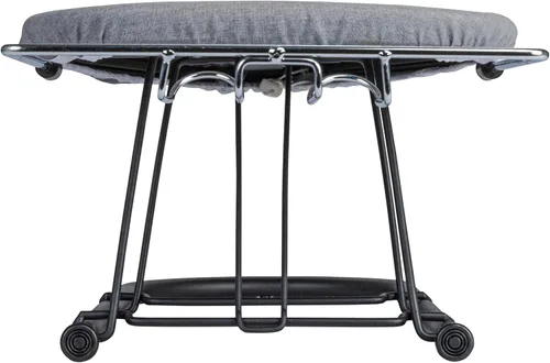 Vista 7 de Household Essentials Tabla de planchar de mesa con soporte para plancha y colgador de puerta Estación de planchado plegable compacta