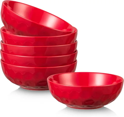 Vista 9 de vicrays Juego de Cuencos de Cerámica para Ensalada de Cocina, para Servir - Cuencos de Sopa de 32 Onzas, Cuencos para Pasta, Resistentes a