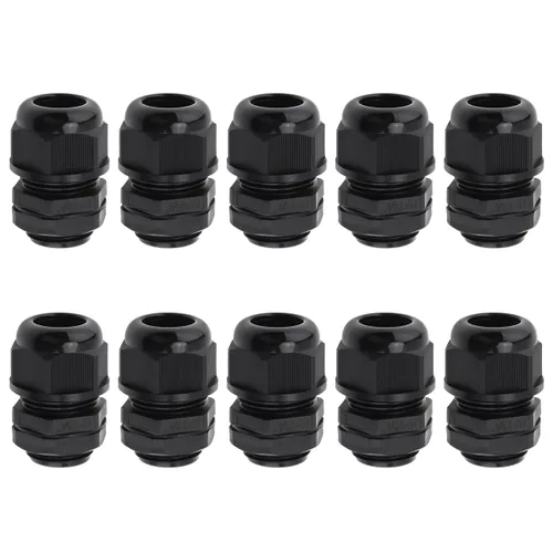 Vista 11 de Prensaestopas RTNLIT NPT de 1-1/2", IP68 impermeable, paquete de 1 Conectores plásticos de nylon ajustables del cordón del alivio de tensión