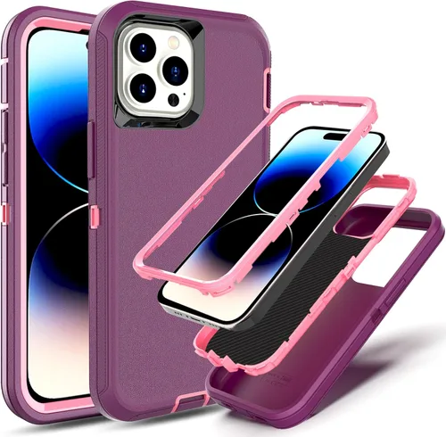 Vista 14 de Funda para iPhone 13 Pro Max y iPhone 14 Pro Max, [compatible con MagSafe] [prueba anticaídas de 10 pies] [2 protectores de pantalla de TPE]