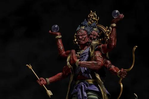 Vista 8 de Kaiyodo Kt Project Kt-025 Takeya Style Jizai Okimono (edición Ashura) figura de acción