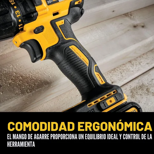 Vista 6 de DEWALT 20V MAX Cordless Drill Driver and Oscillating Multi-Tool Combo Kit with 2 x 2 Ah Batteries and Charger, Blade and Workbag (DCK251D2)