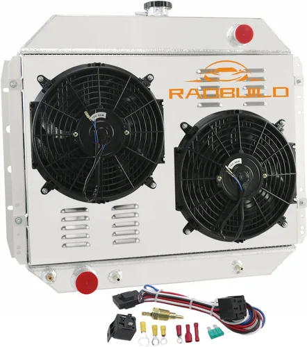 Vista 10 de DPI433 Radiador de aluminio para Ford F-Series F100 F150 F250 F350 Bronco Camioneta Pickup V8 Motor 3 filas Radiadores 67 68 69 70 71 72 73 74 75 76