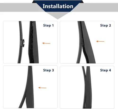Vista 7 de X AUTOHAUX Juego de brazos de limpiaparabrisas trasero para Ford Explorer 2011-2019 11 pulgadas 11.220 in