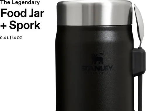 Vista 3 de STANLEY 1913 Classic Food Jar With Spork 0.4L - Black