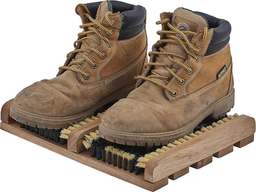 Vista 8 de Superio Rascador de zapatos y botas y cepillo para zapatos de crin de caballo