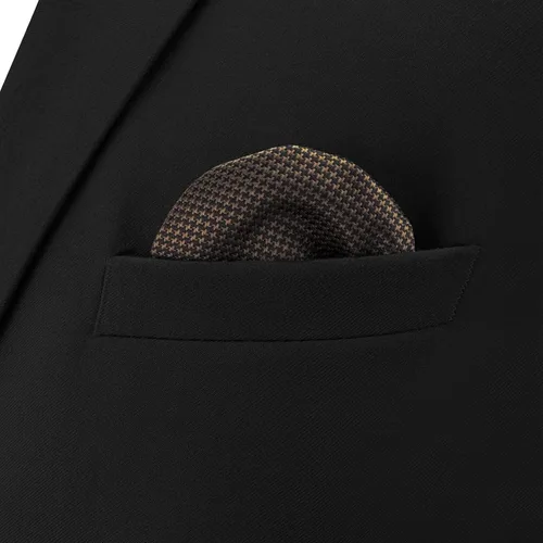 Vista 83 de S&W SHLAX&WING Conjunto de corbata de color sólido y pañuelo de bolsillo para hombre