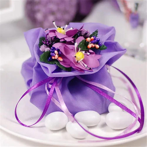 Vista 3 de ECYC Ltd 12 estambres de flores artificiales, tallos de bayas artificiales, flores de bayas artificiales para manualidades, decoración de bodas