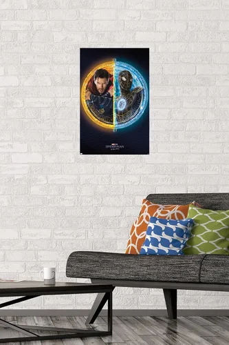 Vista 33 de Trends International Marvel Spider-Man: No Way Home - Póster de pared dúo, 22.4 pulgadas de largo x 14.7 pulgadas, versión enmarcada de madera