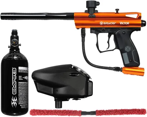 Vista 13 de Action Village Kit de pistola de paintball Kingman Spyder Victor Core
