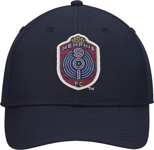 Vista 10 de Icon Sports Official USL Soccer Club Adjustable Cap - Unisex Adult negro (93CP-Black)