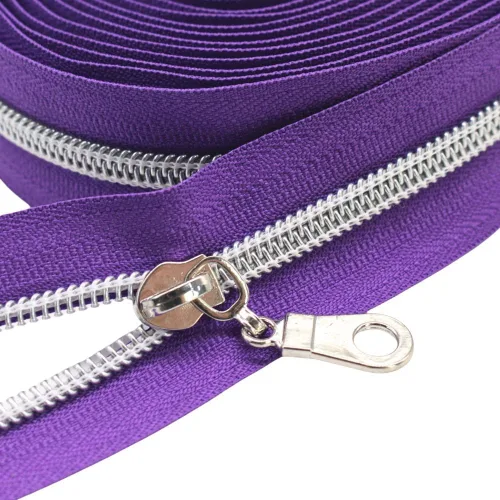 Vista 36 de YaHoGa #5 Cremalleras metálicas de nailon color latón antiguo de The Yard Bulk Cinta beige de 10 yardas con 25 unidades de tiradores para costura