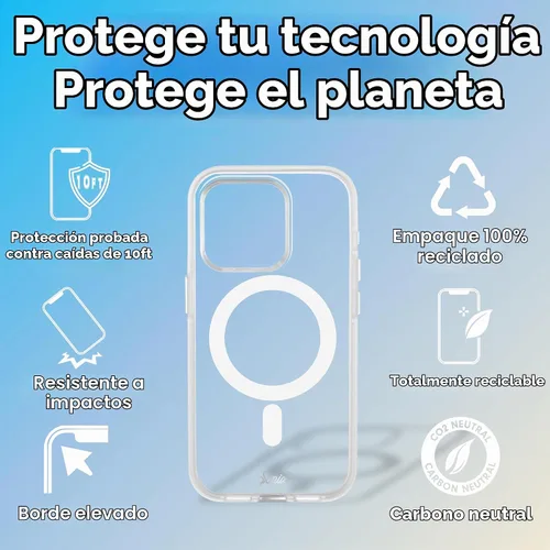 Vista 5 de Sonix Funda para iPhone 15 Pro Compatible con MagSafe Probada contra caídas de 10 pies Transparente