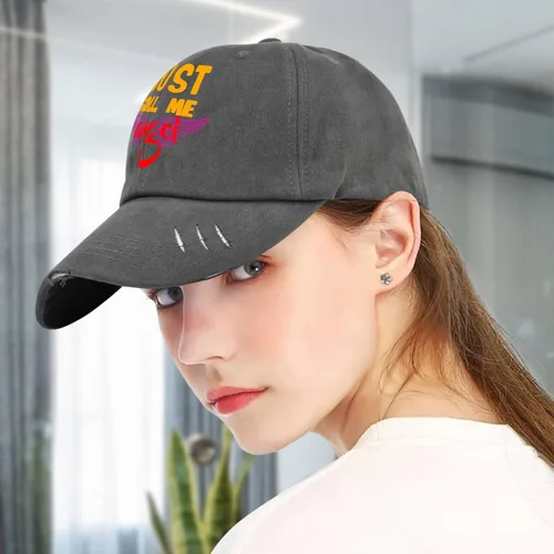 Vista 5 de just calll me Angel Mens Hats Valentines Day Cool Caps for Mens Ball Hat Adjustable Cute Baseball Caps br