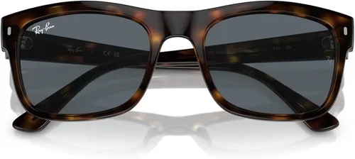 Vista 5 de Ray-Ban Gafas de sol unisex montura negra, lentes verdes, 2.205 in