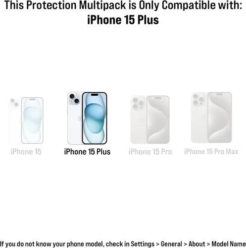 Vista 38 de Scooch Protector de pantalla 5 en 1 para iPhone 11 (paquete de 3) con protector de lente de cámara (paquete de 2) vidrio templado 9H de alta