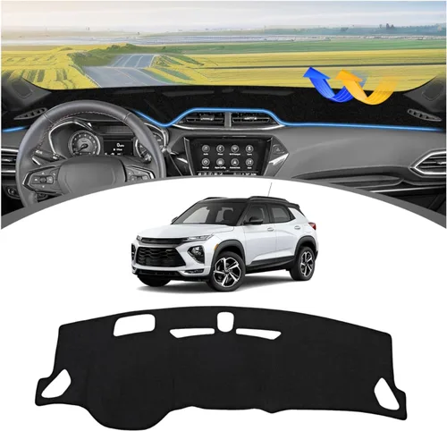 Vista 52 de FIILINES Cubierta para tablero Compatible con Mazda 3 2010-2013 Accesorios Tapete para tablero para Mazda 3 Accesorios Tapete para salpicadero
