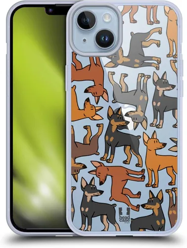 Vista 92 de Head Case Designs Airedale Terrier - Funda de gel suave con 4 patrones de razas de perro [protección de grado militar] compatible con Apple iPhone 7