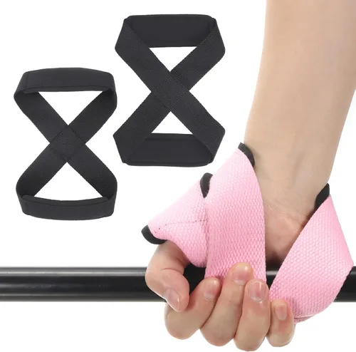 Vista 3 de PATIKIL Figure Lifting Strap, Weightlifting Wrist Wraps Dead Lift Padded Grips for Fitness Power Strength Training