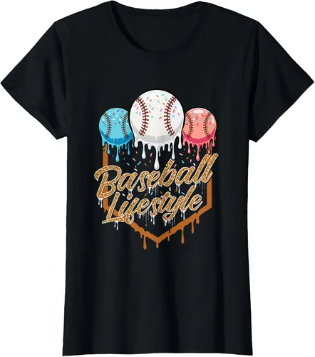 Vista 43 de Baseball Lifestyle - Camiseta de béisbol amante del béisbol