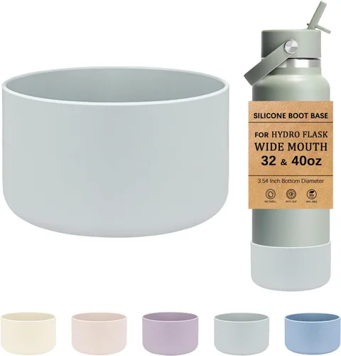 Vista 19 de HEYSKAY - Base de silicona para botella de agua Hydro Flask de boca ancha de 32 a 40 onzas