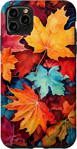 Vista 13 de Autumn Foliage Fall Leaves Case for iPhone 17
