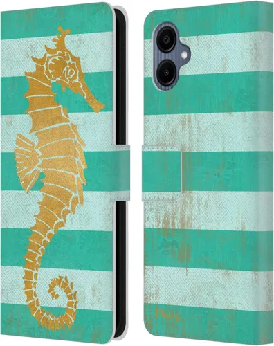 Vista 16 de Head Case Designs Officially Licensed Paul Brent Agate Mermaid Coastal Leather Wallet Case Compatible with Samsung Galaxy A06 4G / 5G