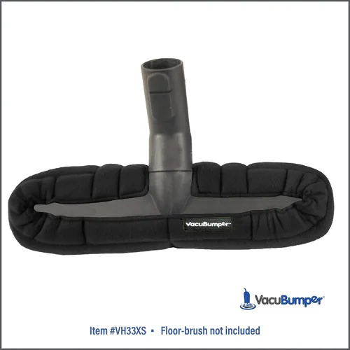 Vista 3 de Protector de parachoques para cepillo de piso de vacío - Disponible en 2 tamaños - Tamaño XS para ancho frontal de 8 a 10 pulgadas (artículo #VH33XS)