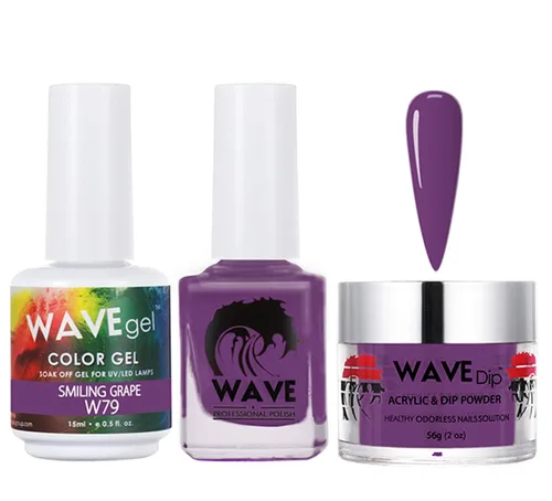 Vista 52 de WAVEGEL - Juego de gel de remojo, laca de uñas y polvo acrílico a juego - Colección Simplicity - #P109 Blizzard