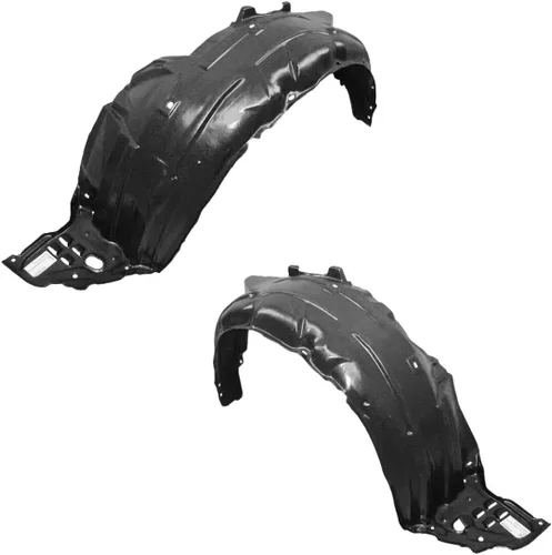Vista 3 de Parts N Go Juego de protectores de guardafangos con clips para Honda Civic Sedán 2006-2011, lado del conductor y del pasajero, izquierdo y derecho