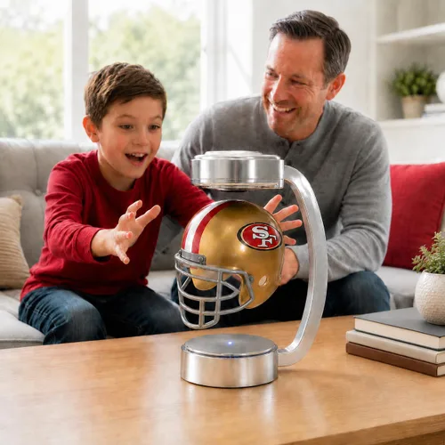 Vista 5 de Mini casco Hover con licencia oficial de la NFL