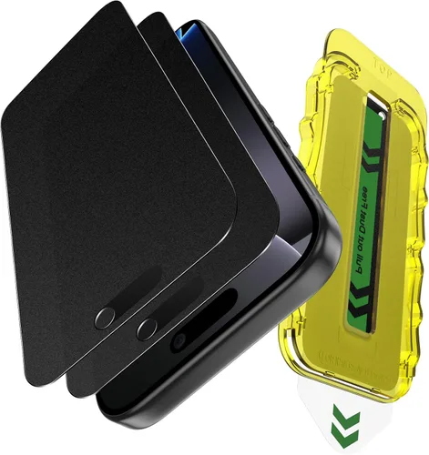 Vista 12 de Fotbor - Protector de pantalla para iPhone Xs Max/iPhone 11 Pro Max, protector de pantalla de privacidad antirreflejos, antiespía y arañazos, 2