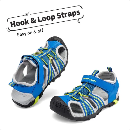Vista 3 de DREAM PAIRS Sandalias deportivas de verano para niños y niñas para niños pequeños y grandes