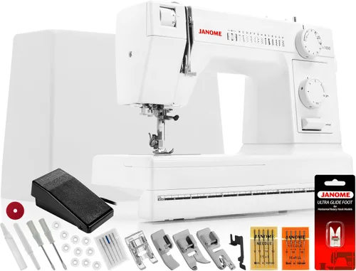 Vista 4 de Janome Máquina de coser resistente HD1000 con 14 puntadas incorporadas 14 puntadas integradas