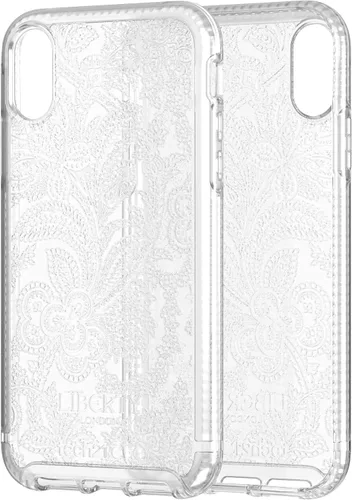 Vista 11 de tech21 Pure Design Liberty Grosvenor - Funda para iPhone XR, transparente, T21-6529