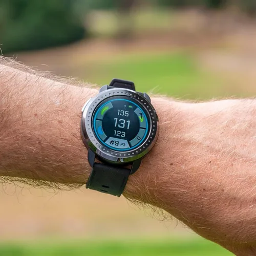 Vista 11 de Bushnell Golf iON Elite GPS Watch – Color Touchscreen, Slope‑Adjusted Yardages, 38,000+ Courses, Shot Tracker, USB‑C, Magnetic Charger