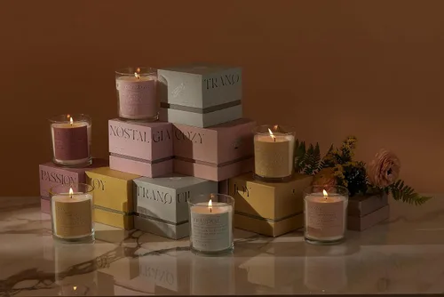 Vista 6 de Paddywax Scented Candles Mood Collection - Vela fragante en caja en recipiente de vidrio, 8 onzas, Joy