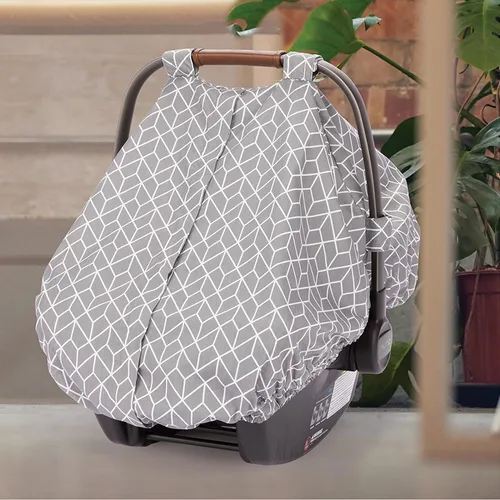 Vista 2 de Diono Funda para asiento de automóvil infantil, toldo universal de protección contra la intemperie para bebé, ajustable y transpirable con red