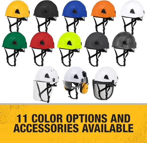 Vista 6 de DEWALT DPG22 Slate Tipo II Clase E Casco de seguridad de trinquete de 4 puntos (paquete de 12)