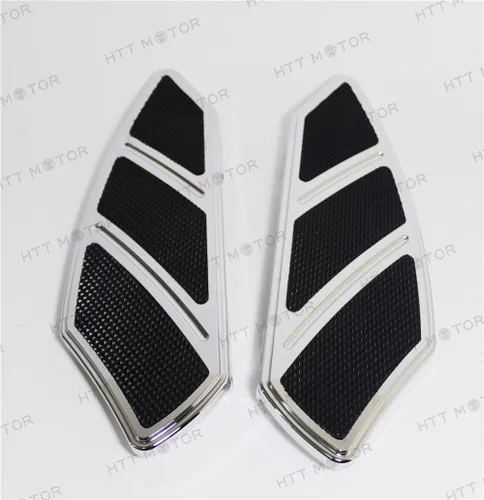 Vista 2 de XKMT-Groove Rider - Tabla de pie delantero compatible con H-D Touring Softail 84-15 cromo [B0779QWQHH]