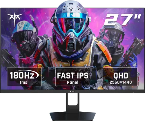 Vista 7 de KTC – Monitor de computadora de 24 pulgadas 1080P Full HD, 100Hz HDR10 sin marco, monitor de juegos con Freesync, puertos HDMI y VGA, monitor de PC