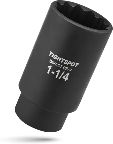 Vista 65 de TIGHTSPOT - Zócalo poco profundo de 1/2" Dr 1 1/2 pulgadas, antirredondo, 6 puntos, acero CRMO
