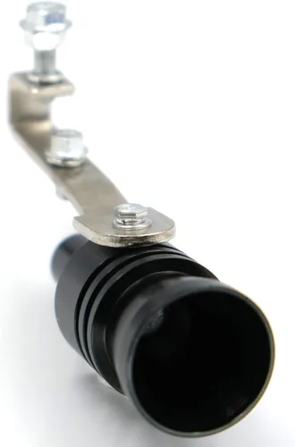 Vista 2 de Válvula de escape de turbo para automóvil, escape con sonido de silbato, válvula de aluminio universal, accesorios para automóvil, tamaño XL