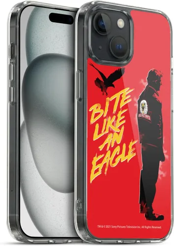 Vista 107 de Head Case Designs Funda de gel suave con licencia oficial de Cobra Kai Eagle Fang Logo Key Art compatible con Apple iPhone 7 Plus/iPhone 8 Plus