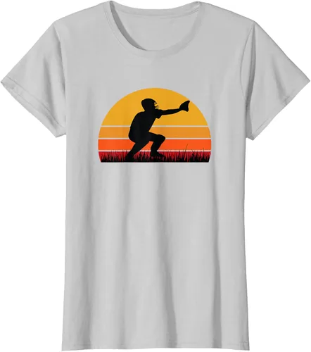 Vista 25 de Baseball Beisbol - Camiseta de jugador de pelota de defensa atrapante, Negro, S