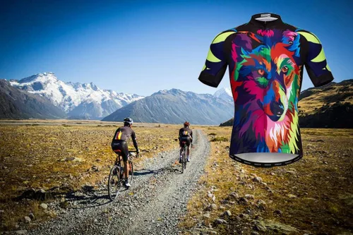 Vista 7 de Camiseta de ciclismo para hombre, camiseta de ciclismo para carreras de carretera, MTB, BMX, Dirt Road, secado rápido, cómoda, absorbe la humedad