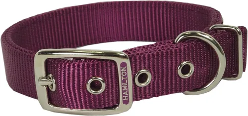 Vista 7 de Hamilton Collar de perro con hebilla de nailon doble grueso para perros medianos y grandes, cuello de 1 pulgada de ancho x 20 pulgadas, camuflaje