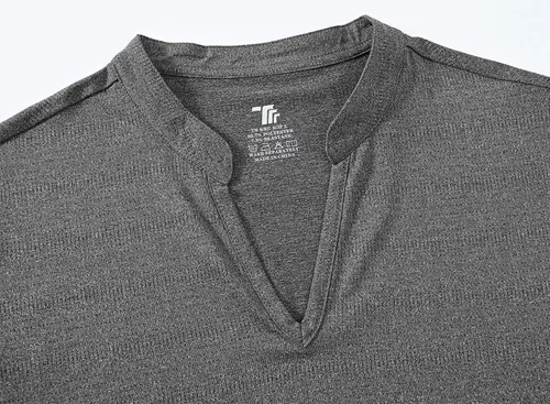 Vista 36 de Gopune Polo de golf con cuello en V para mujer, sin cuello, manga corta, ligera, de secado rápido, camisetas de tenis para correr