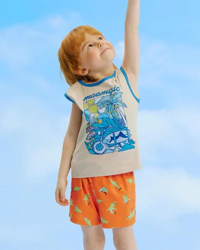 Vista 126 de maamgic Traje de baño para niños con forro de compresión elástico para niño